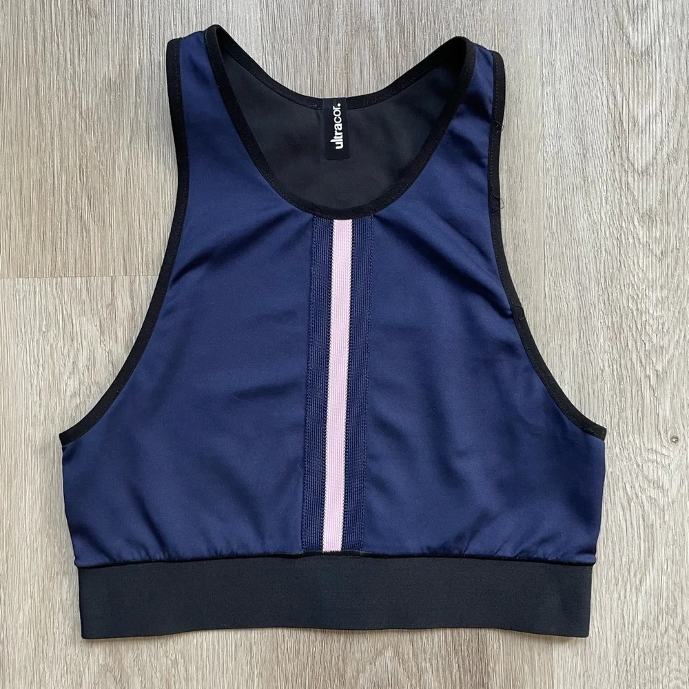 ULTRACOR Altitude Matte Collegiate Crop Top - Picture 2 of 10
